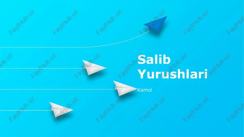 salib yurushlari — PPTX