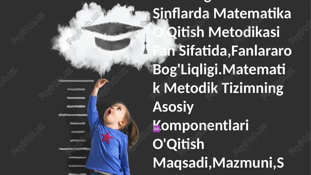 matematika o'qitish metodikasi — PPTX