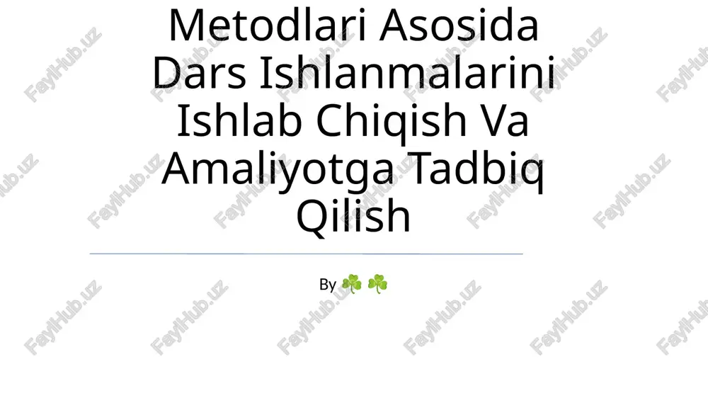 xalqaro baholash dasturlari test namunalari — PPTX