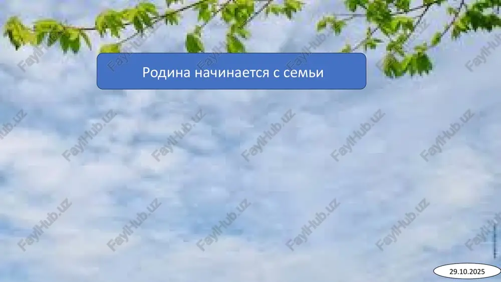 rodina nachinaetsya s semi — PPTX