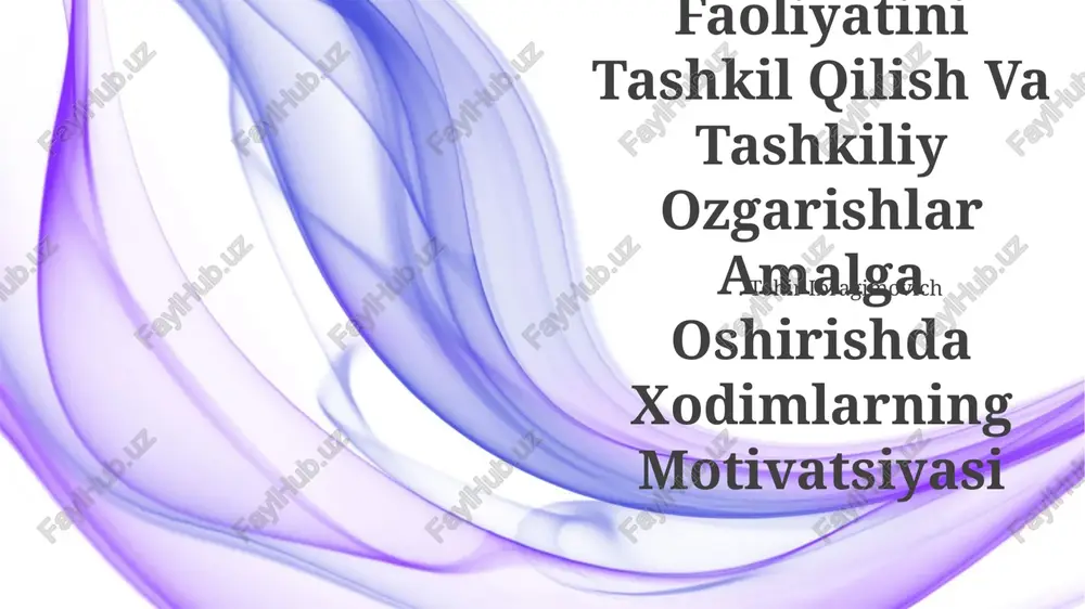 motivatsiyasi — PPTX