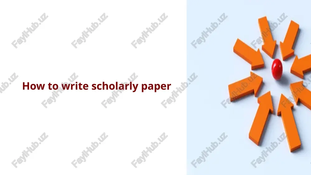 how to write scholarly paper.pptx — PPTX