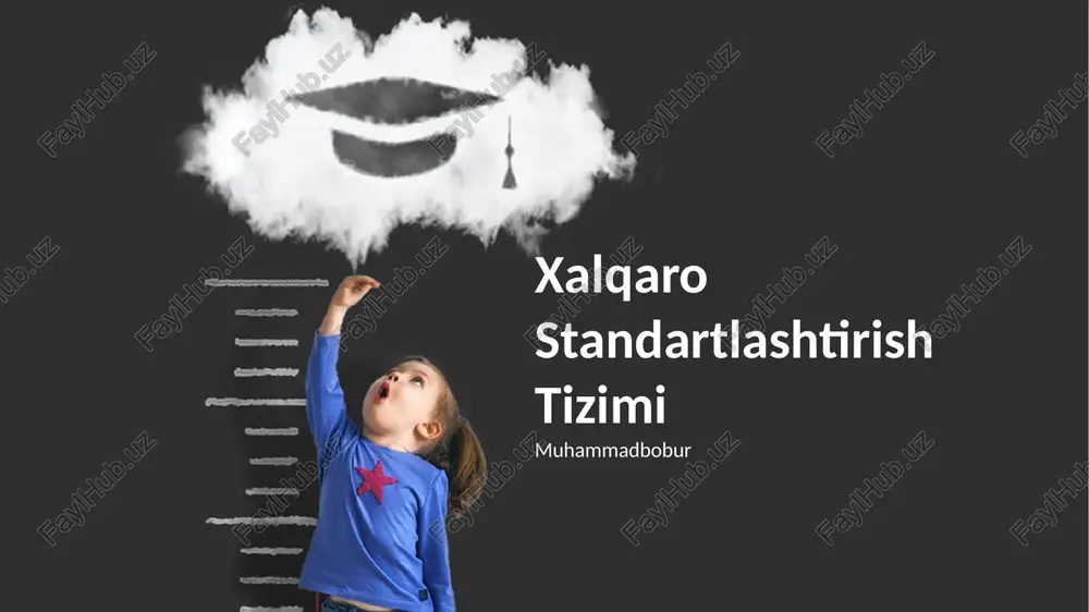 xalqaro standartlashtirish tizimi — PPTX