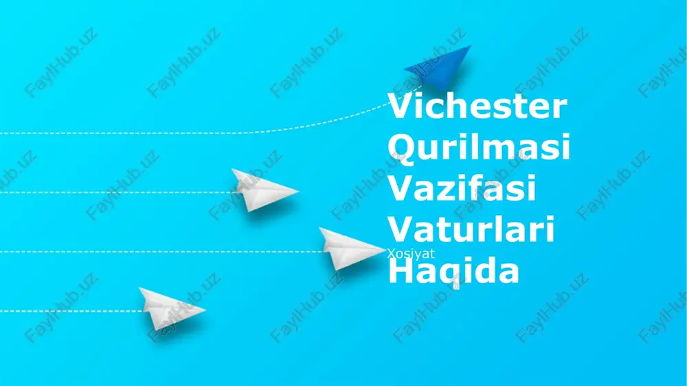 vichester qurilmasi vazifasi — PPTX
