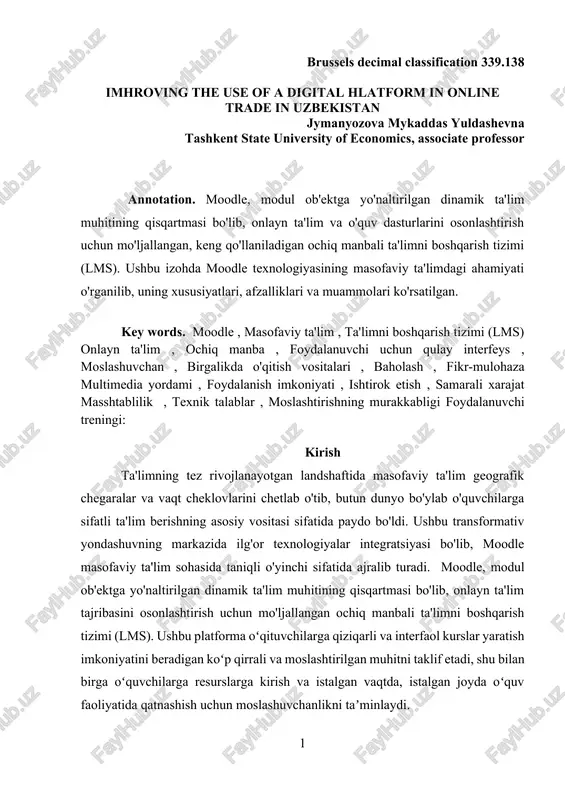 moodle — DOCX