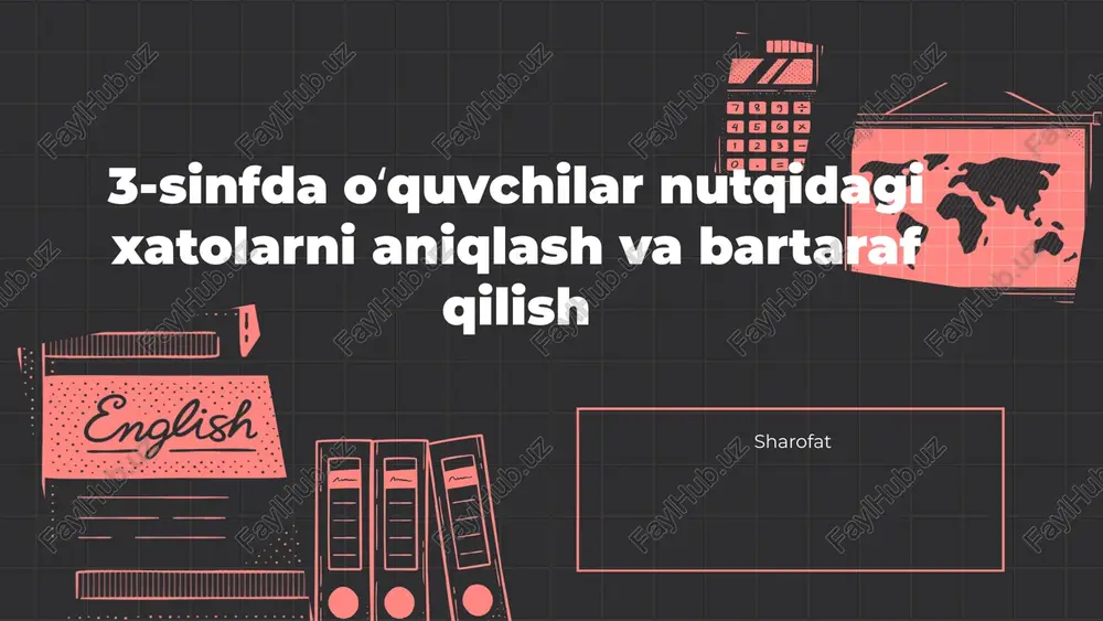 nutq xatolari — PPTX
