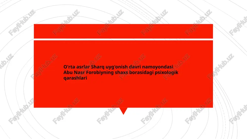 abu nasr forobiyni ulug' mutafakkir — PPTX