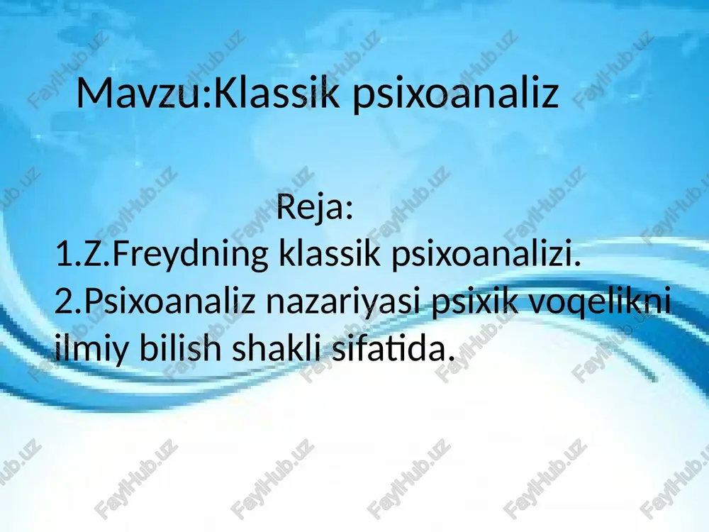 klassikpsixoanaliz — PPTX
