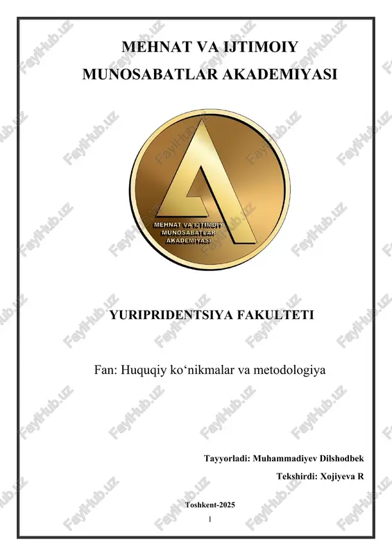yuristlik kasbi — DOCX