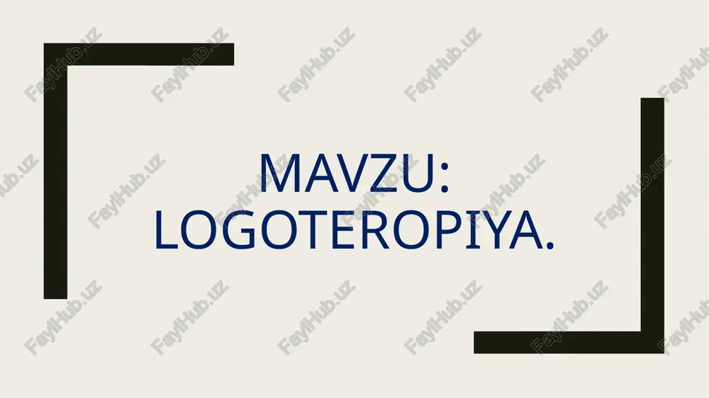 logoteropiya — PPTX
