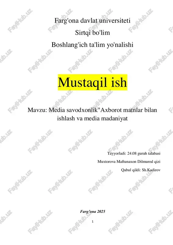 media savodxonlik — PDF