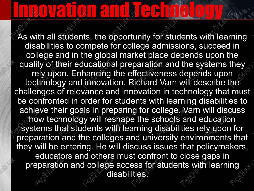 innovation and technology — PPTX