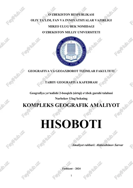 kompleks geografik amaliyot — DOCX