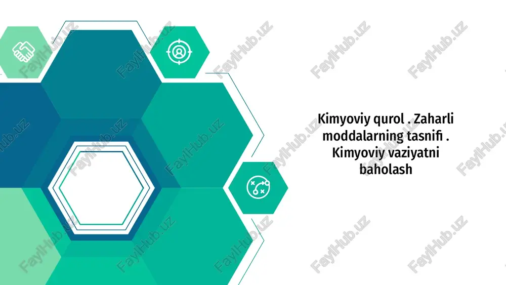 kimyoviy qurol — PPTX