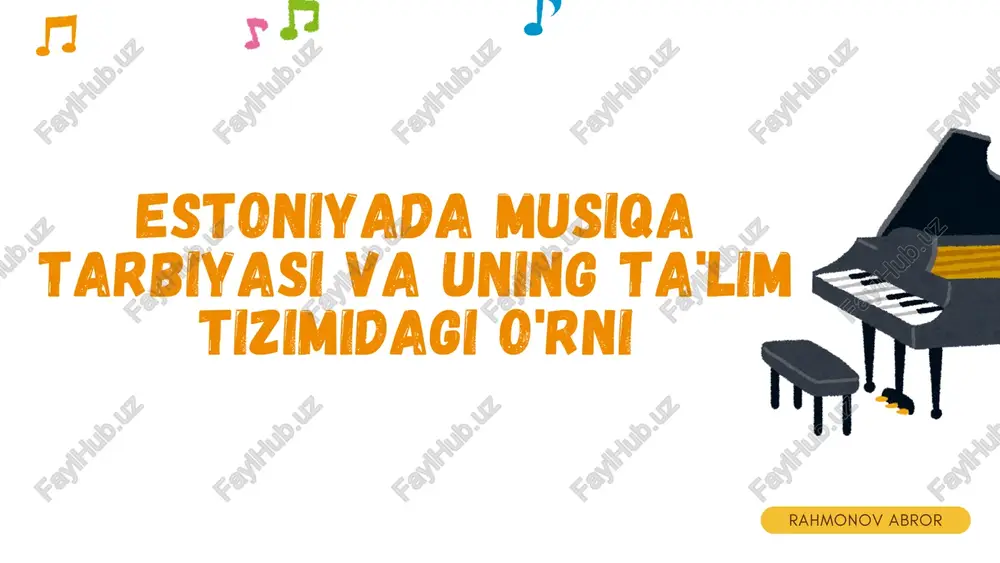 estoniya musiqasi — PDF