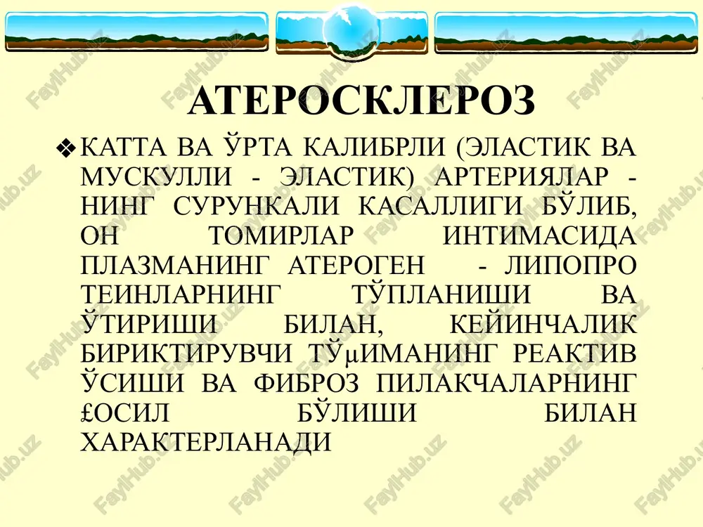 ateroskleroz — PPTX