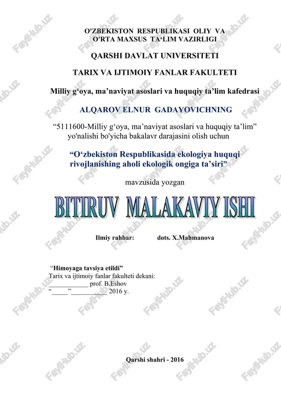 5111600-milliy g‘oya, ma’naviyat asoslari va huquqiy ta’lim — DOC