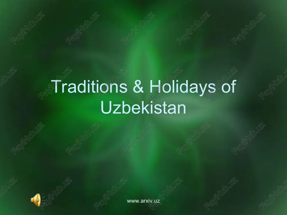 traditions — PPT