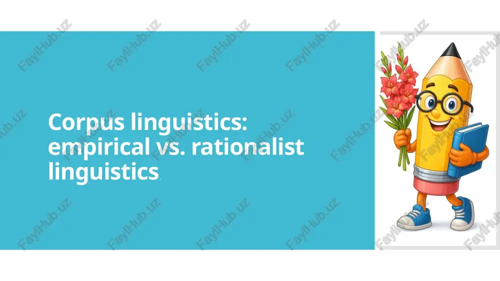 empirical linguistics — PPTX