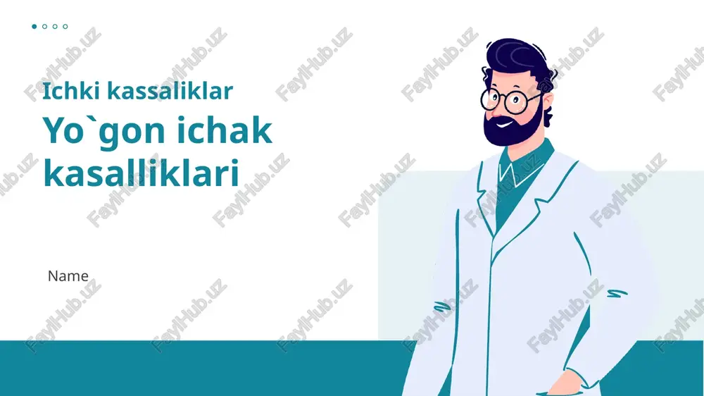 yo`gon ichak kasalliklari — PPTX