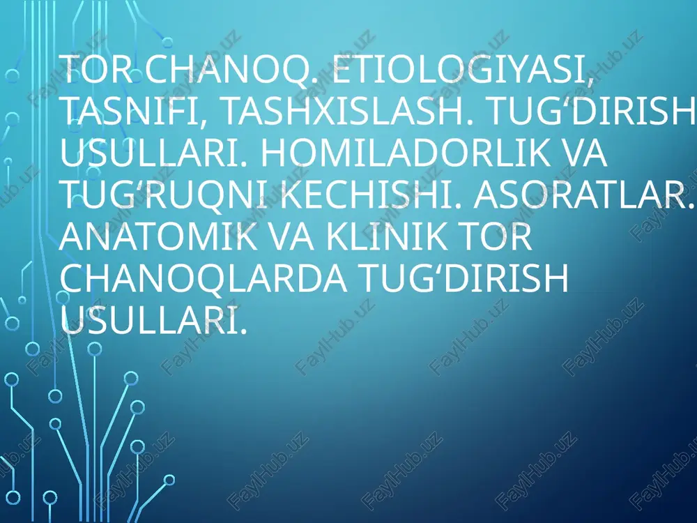 tor chanoq. — PPTX
