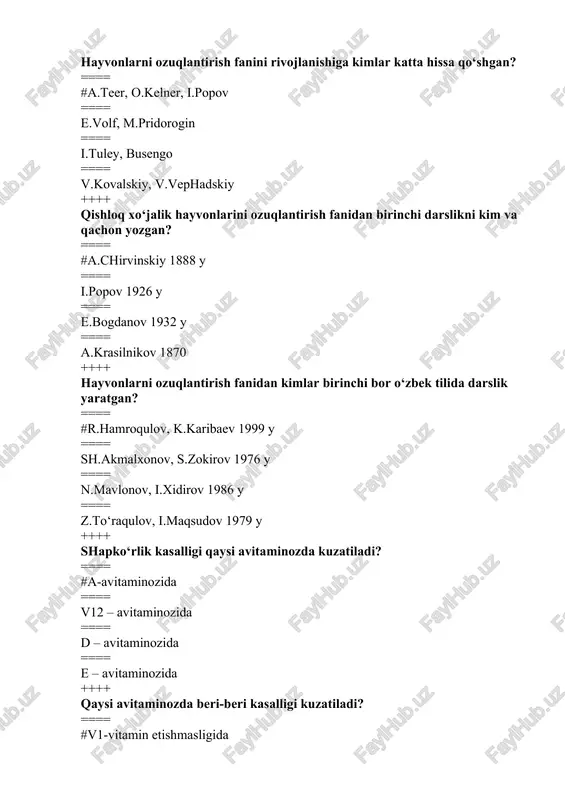 tozalanmagan kletchatka — DOC