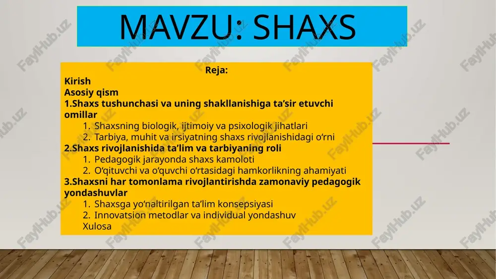 shaxs — PPTX