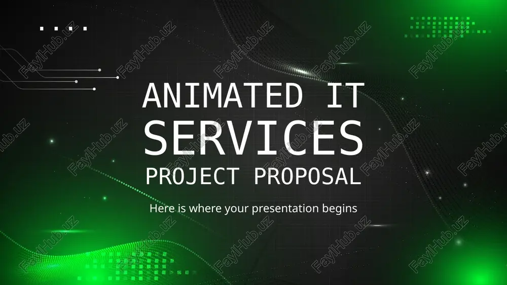 animated itservicesproject proposal — PPTX