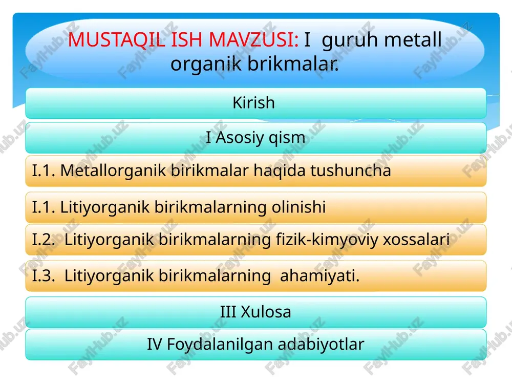 iguruhmetallorganikbrikmalar — PPTX