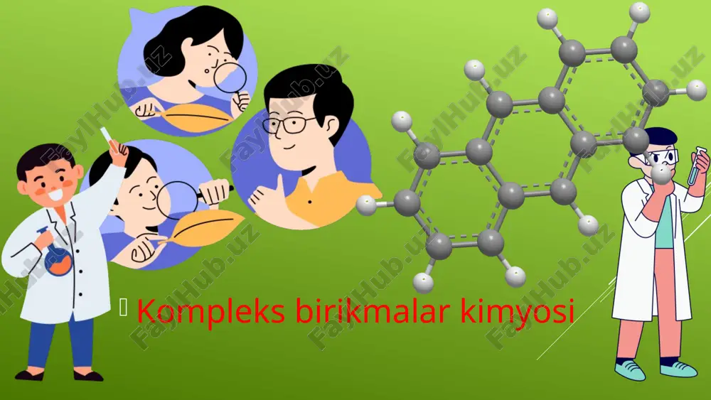 kompleksbirikmalar kimyosi — PPTX