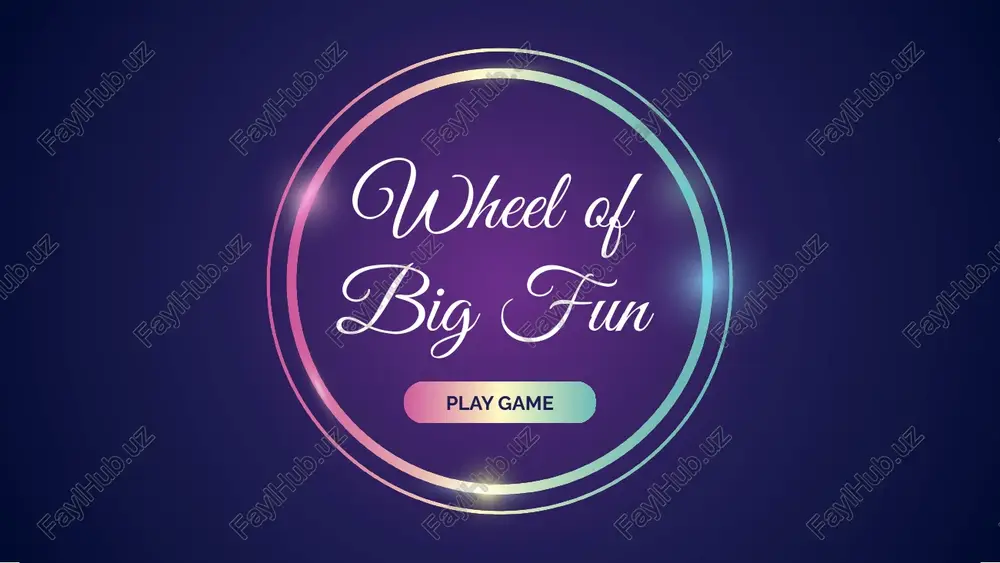 wheel of big fun — PPTX