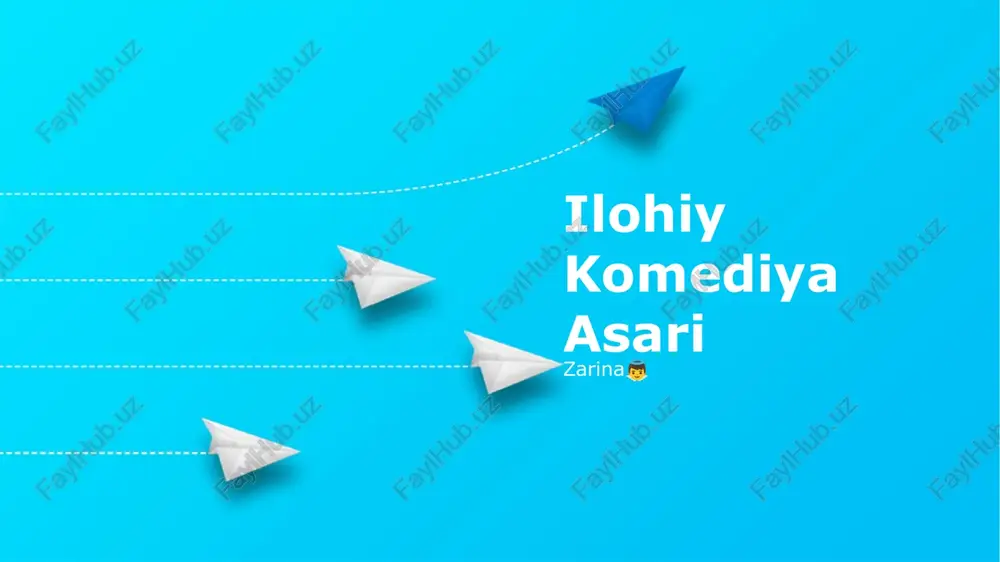 ilohiy komediya asari — PPTX