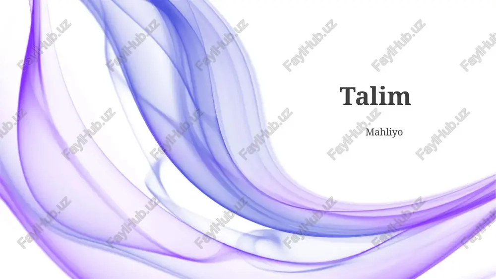 talim — PPTX