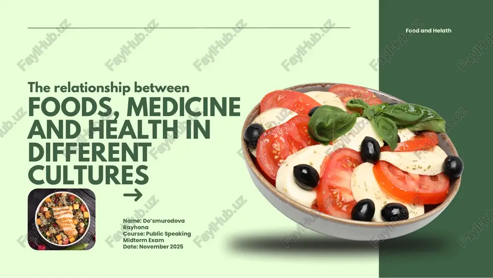 food and health in different cultures — PDF