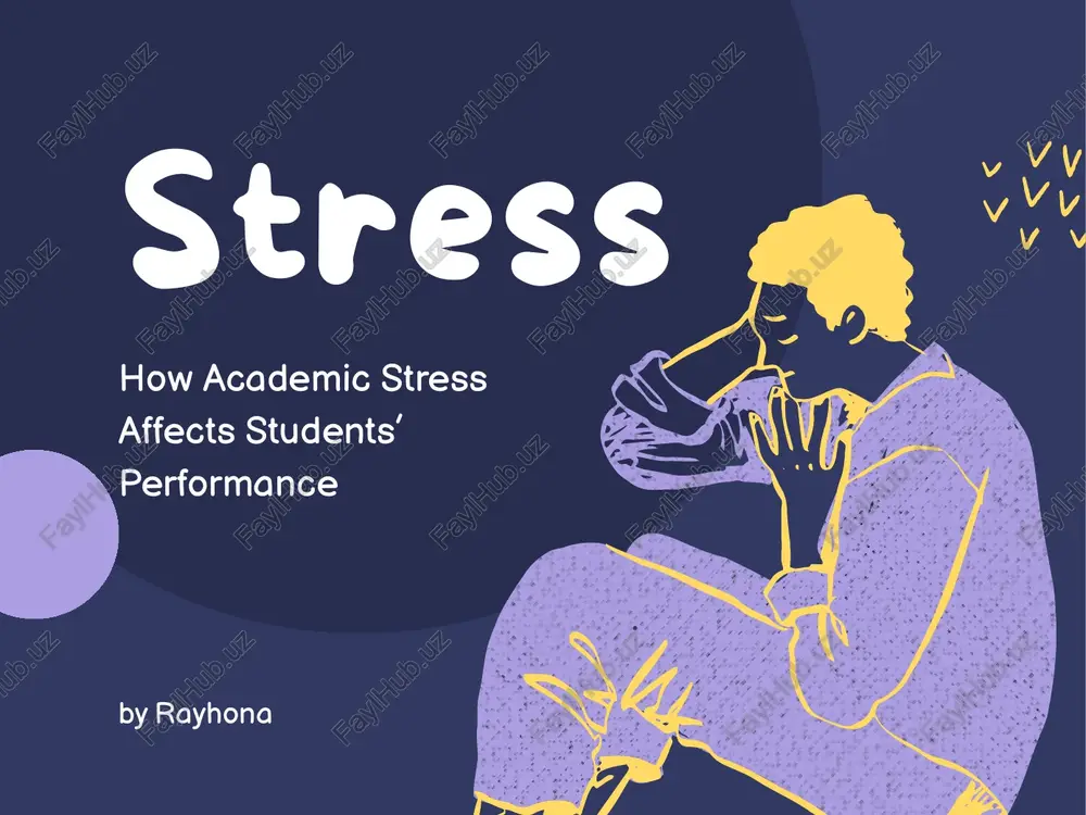 academic stress and student performance — PDF