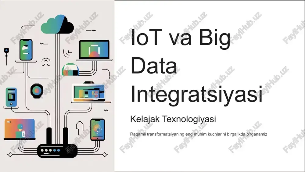 iot va big data integratsiyasi — PPTX