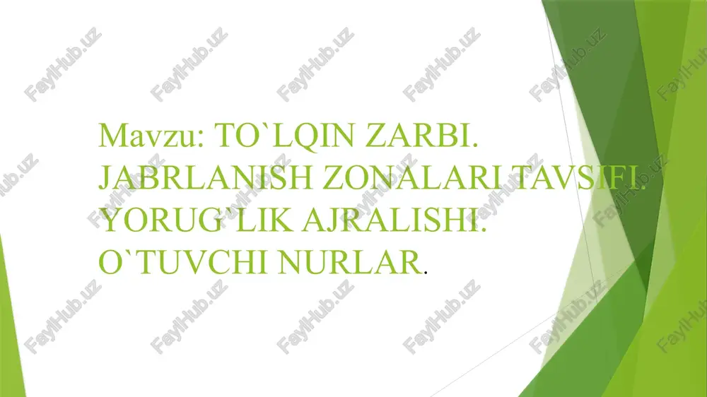 to`lqin zarbi — PPTX