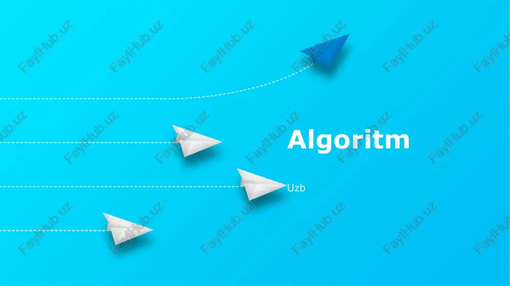 algoritm — PPTX