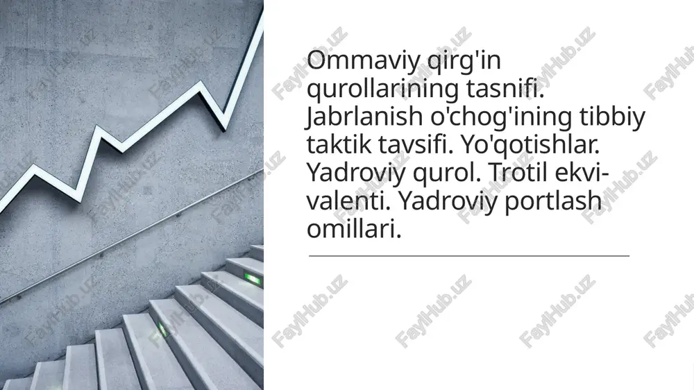 ommaviy qirg'inqurollari — PPTX