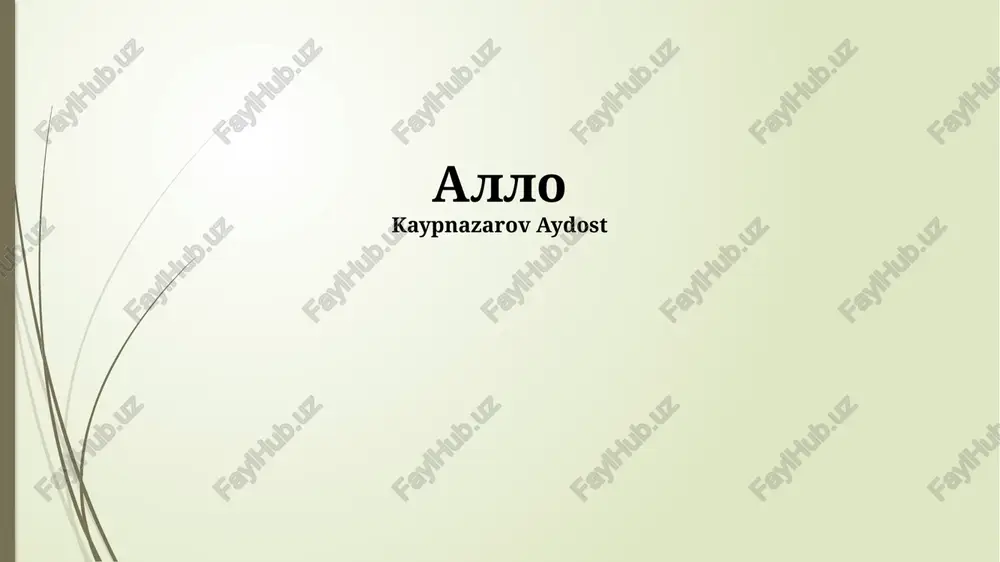 "hello" — PPTX