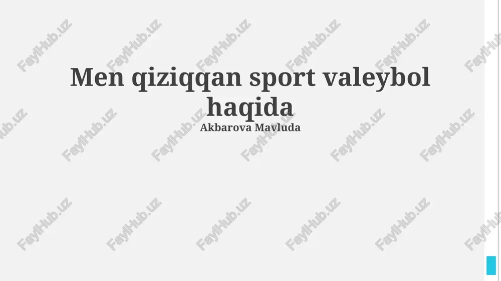 volleyball — PPTX