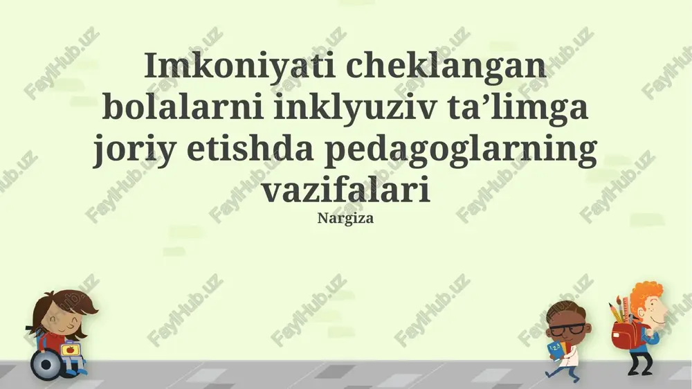 inkluziv ta'lim muvaffaqiyati — PPTX