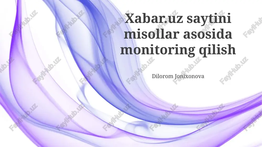 xabar.uz monitoringi — PPTX