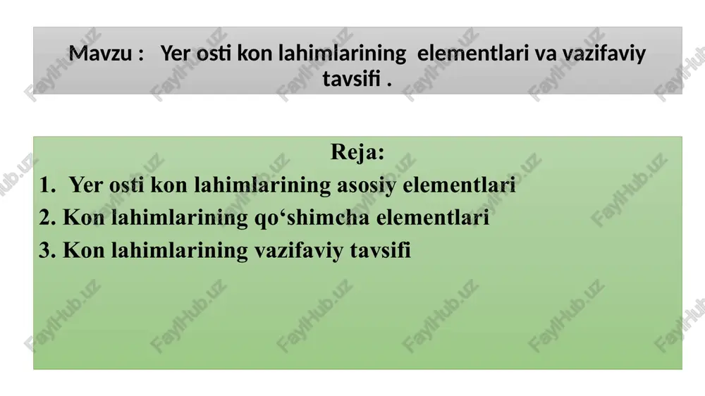 yerostikonlahimlarining elementlari va vazifaviy tavsifi — PPTX