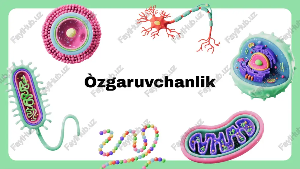 òzgaruvchanlik — PDF