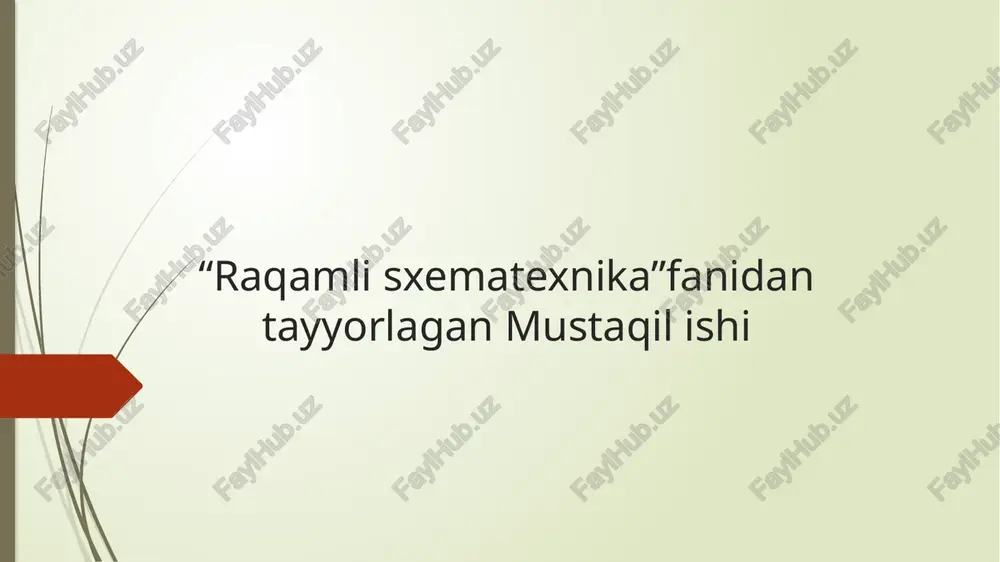 raqamlisxematexnika — PPTX