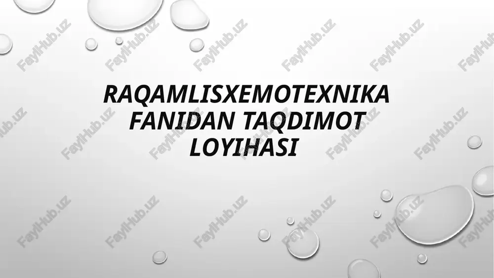 diodlar turlari va ishlash sohalari — PPTX