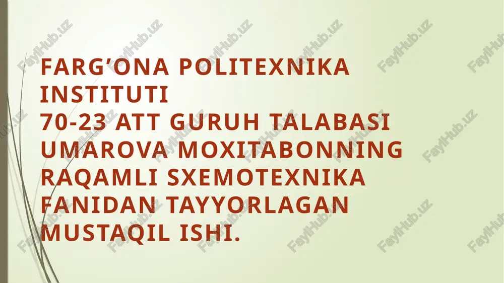 diod turlari — PPTX