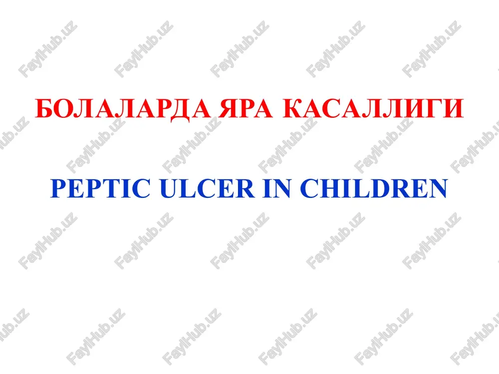 oqibatlari — PPT