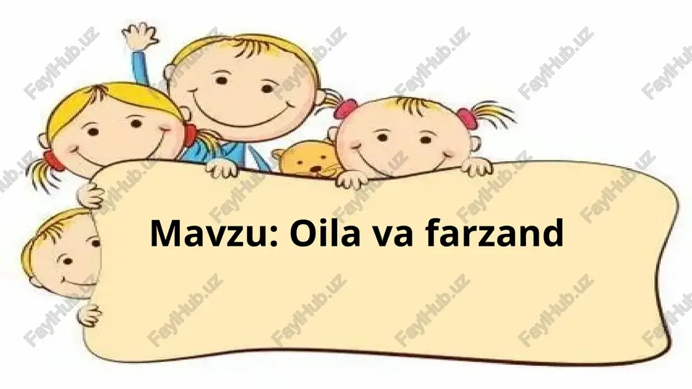 oila va farzand — PPTX